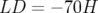 LD   = − 70H  