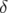 δ  