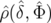 ρˆ(δˆ, ˆΦ)  