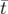 ¯t