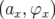 (ax,φx)  
