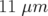 11 μm  