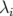 λi  