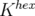   hex
K  