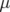 μ  
