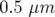 0.5 μm  