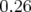 0.26 