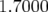 1.7000  