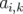 ai,k  