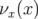 νx(x)  