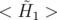 < H˜1 >  