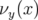 νy(x)  