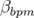 βbpm  