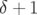 δ+1  