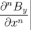       |
∂nBy  |
-∂xn--||