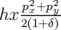    2  2
hx2px(+1p+yδ)   