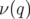 ν(q)  