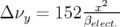 Δνy=152 βx2--
    elect.   