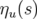 ηu(s)  