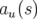 a(s)
u  