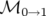 ℳ
0→1   