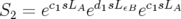 S2 = ec1sLAed1sLεBec1sLA
