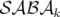 𝒮 𝒜 ℬ𝒜k  