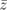 ¯z  