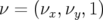ν =  (νx,νy,1)  
