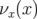 νx (x )  